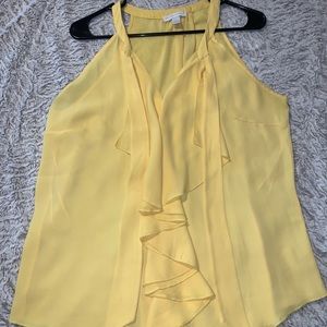 New York & Company yellow tank top